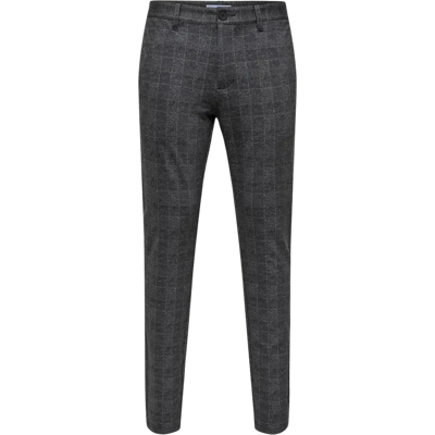 ONLY & SONS Onsmark slim check housut - Miehet - Size: W30L32 ONLY & SONS Onsmark slim check housut - Miehet - Size: W30L32