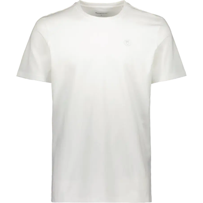 Knowledge cotton apparel Loke badge t-paita - Miehet - Size: XXL Knowledge cotton apparel Loke badge t-paita - Miehet - Size: XXL