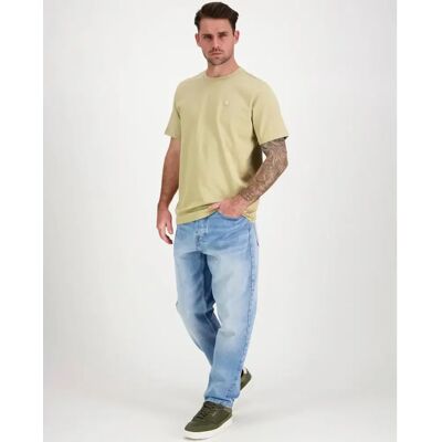 Knowledge cotton apparel LOKE badge tee t-paita - Miehet - Size: S Knowledge cotton apparel LOKE badge tee t-paita - Miehet - Size: S