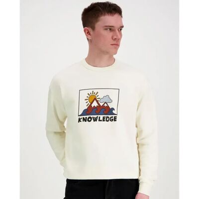 Knowledge cotton apparel Organic Cotton Front Printed college - Miehet - Size: M Knowledge cotton apparel Organic Cotton Front Printed college - Miehet - Size: M