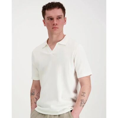 Knowledge cotton apparel Cashmere knitted Polo GOTS neule - Miehet - Size: XL Knowledge cotton apparel Cashmere knitted Polo GOTS neule - Miehet - Size: XL