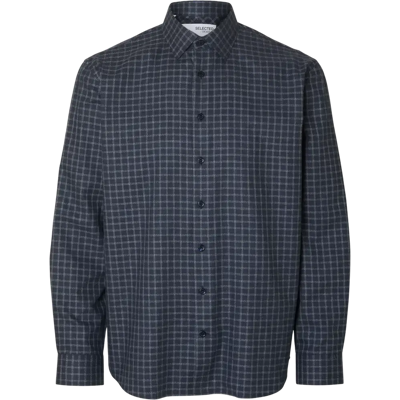 SELECTED HOMME Slhreg-leo heather shirt ls - Miehet - Size: M SELECTED HOMME Slhreg-leo heather shirt ls - Miehet - Size: M