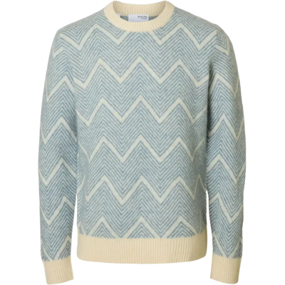 SELECTED HOMME Slhrai ls knit crew neck noos neule - Miehet - Size: L SELECTED HOMME Slhrai ls knit crew neck noos neule - Miehet - Size: L
