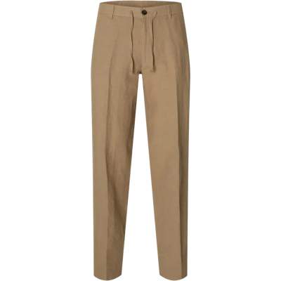 SELECTED Slh196-straight leroy linen bld pellavahousut - Miehet - Size: M SELECTED Slh196-straight leroy linen bld pellavahousut - Miehet - Size: M