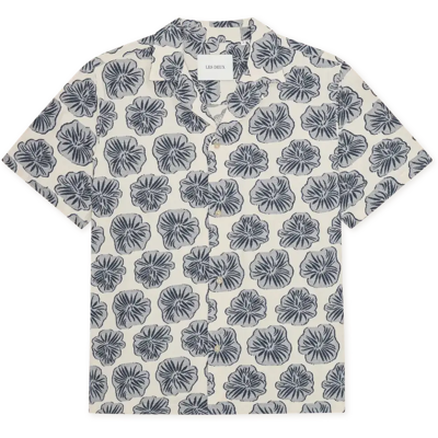 Les Deux Dahlia Jacquard lyhythihainen paita - Miehet - Size: L Les Deux Dahlia Jacquard lyhythihainen paita - Miehet - Size: L