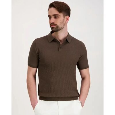 SAND neule 5445 - Retro Polo - Miehet - Size: M SAND neule 5445 - Retro Polo - Miehet - Size: M