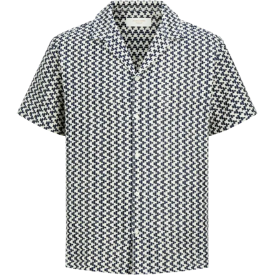 Jack & Jones Jormontauk lyhythihainen kauluspaita - Miehet - Size: L Jack & Jones Jormontauk lyhythihainen kauluspaita - Miehet - Size: L