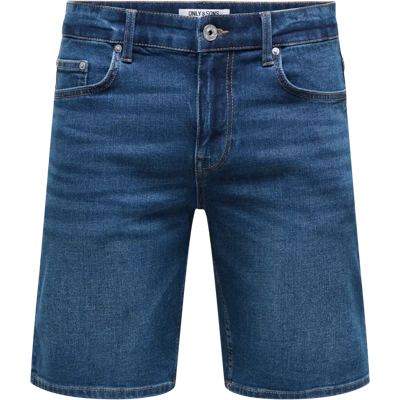 ONLY & SONS Onsweft farkkushortsit - Miehet - Size: XL ONLY & SONS Onsweft farkkushortsit - Miehet - Size: XL
