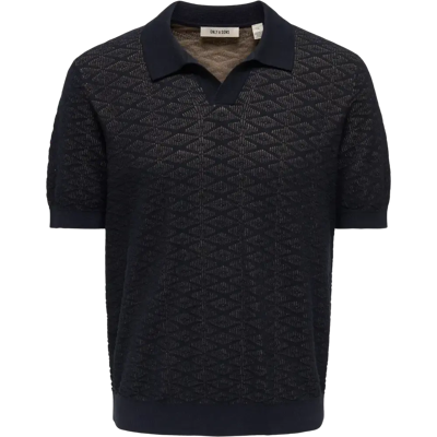 ONLY & SONS Onstristan pikeeneule - Miehet - Size: M ONLY & SONS Onstristan pikeeneule - Miehet - Size: M