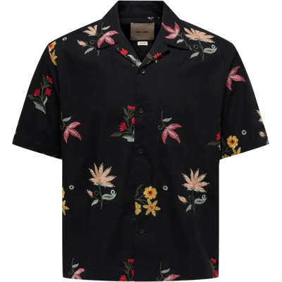 ONLY & SONS Onsedward lyhythihainen kauluspaita - Miehet - Size: M ONLY & SONS Onsedward lyhythihainen kauluspaita - Miehet - Size: M