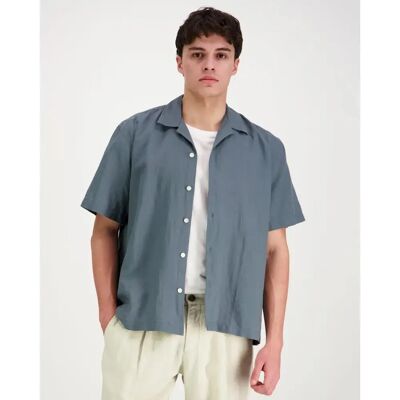 SELECTED Slhrlxclay linenblend ss shirt kauluspaita - Miehet - Size: M SELECTED Slhrlxclay linenblend ss shirt kauluspaita - Miehet - Size: M