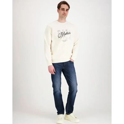 Makia Past Collegepaita - Miehet - Size: L Makia Past Collegepaita - Miehet - Size: L