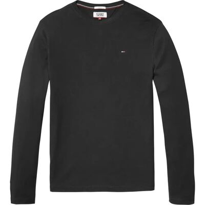 Tommy Jeans Long Sleeved Ribbed Organic trikoopaita - Miehet - Size: S Tommy Jeans Long Sleeved Ribbed Organic trikoopaita - Miehet - Size: S