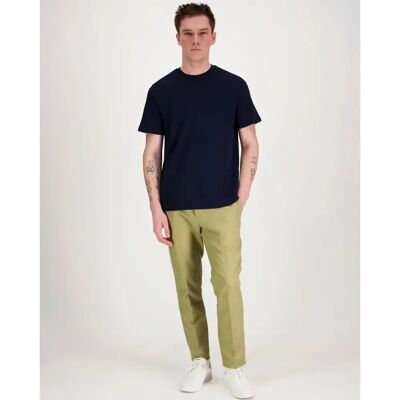 Calvin Ss supima chest emb crewneck t-paita - Miehet - Size: S Calvin Ss supima chest emb crewneck t-paita - Miehet - Size: S