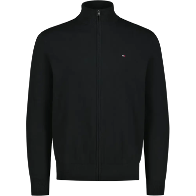 Tommy Hilfiger Essential cotton zip thru neuletakki - Miehet - Size: S Tommy Hilfiger Essential cotton zip thru neuletakki - Miehet - Size: S