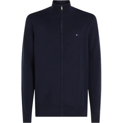 Tommy Hilfiger neuletakki Essential cotton zip thru - Miehet - Size: L Tommy Hilfiger neuletakki Essential cotton zip thru - Miehet - Size: L