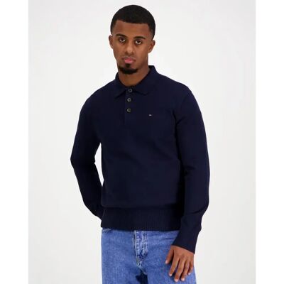 Tommy Jeans Tjm slim essential polo swtr neule - Miehet - Size: S Tommy Jeans Tjm slim essential polo swtr neule - Miehet - Size: S