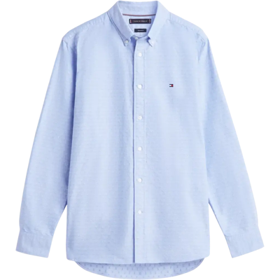 Tommy Hilfiger kauluspaita oxford dobby - Miehet - Size: L Tommy Hilfiger kauluspaita oxford dobby - Miehet - Size: L
