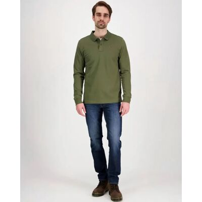 Tommy Jeans Tjm slim placket polo ls ext pitkähihainen pikeepaita - Miehet - Size: S Tommy Jeans Tjm slim placket polo ls ext pitkähihainen pikeepaita - Miehet - Size: S