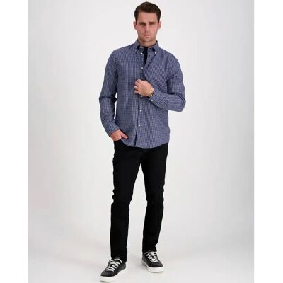 Tommy Hilfiger Flex poplin mini tartan rf shirt kauluspaita - Miehet - Size: M Tommy Hilfiger Flex poplin mini tartan rf shirt kauluspaita - Miehet - Size: M