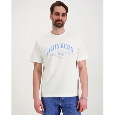 Calvin 20s march graphic seasonal t-paita - Miehet - Size: XL Calvin 20s march graphic seasonal t-paita - Miehet - Size: XL
