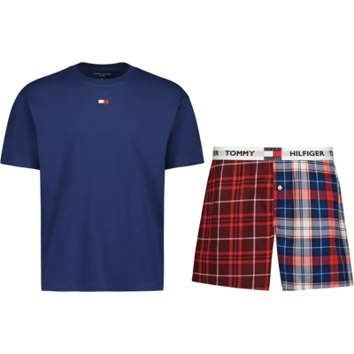 Tommy Hilfiger shortsipyjama - Miehet - Size: L Tommy Hilfiger shortsipyjama - Miehet - Size: L