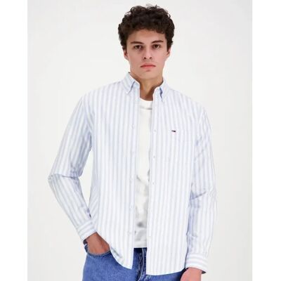 Tommy Jeans Tjm reg stripe oxford shirt kauluspaita - Miehet - Size: S Tommy Jeans Tjm reg stripe oxford shirt kauluspaita - Miehet - Size: S
