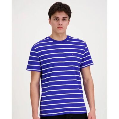 Tommy Jeans Tjm reg stripe ss tee ext t-paita - Miehet - Size: L Tommy Jeans Tjm reg stripe ss tee ext t-paita - Miehet - Size: L