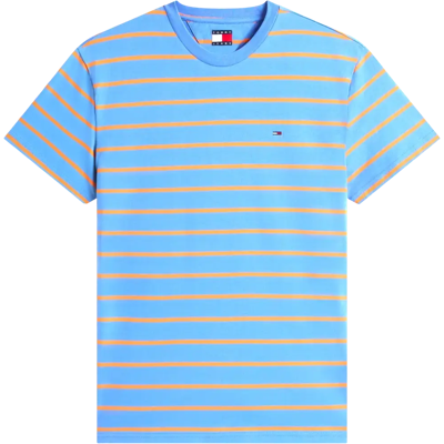 Tommy Jeans Tjm reg stripe ss tee ext t-paita - Miehet - Size: L Tommy Jeans Tjm reg stripe ss tee ext t-paita - Miehet - Size: L