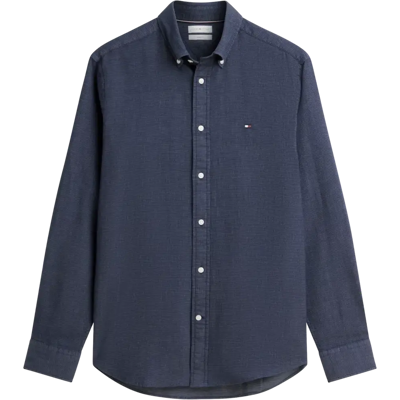 Tommy Hilfiger Flex pop mini dobby rf shirt - Miehet - Size: S Tommy Hilfiger Flex pop mini dobby rf shirt - Miehet - Size: S