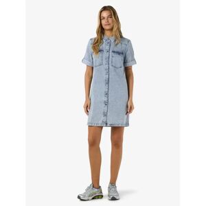 Noisy May Nmnew signe s/s denim mekko - Naiset - Size: L Noisy May Nmnew signe s/s denim mekko - Naiset - Size: L