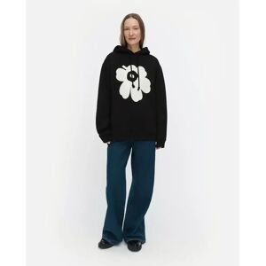 Marimekko Kioski Unisex Runoja Unikko placement huppari - Naiset - Size: XXL Marimekko Kioski Unisex Runoja Unikko placement huppari - Naiset - Size: XXL