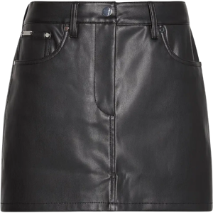 Calvin Klein Faux leather 5pkt mini hame - Naiset - Size: 6 Calvin Klein Faux leather 5pkt mini hame - Naiset - Size: 6