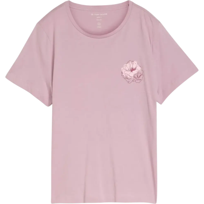 Tom Tailor T-paita basic crew neck print - Naiset - Size: S Tom Tailor T-paita basic crew neck print - Naiset - Size: S