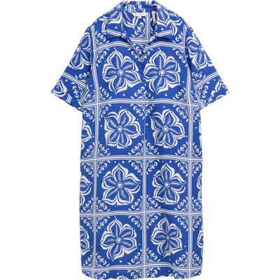 Tom Tailor pellavamekko polo-kauluksella - Naiset - Size: 38 Tom Tailor pellavamekko polo-kauluksella - Naiset - Size: 38