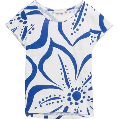 Tom Tailor t-paita slub jersey leveä pyöreä kaula-aukko - Naiset - Size: S Tom Tailor t-paita slub jersey leveä pyöreä kaula-aukko - Naiset - Size: S