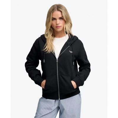 Superdry Signature Zip huppari - Naiset - Size: L Superdry Signature Zip huppari - Naiset - Size: L