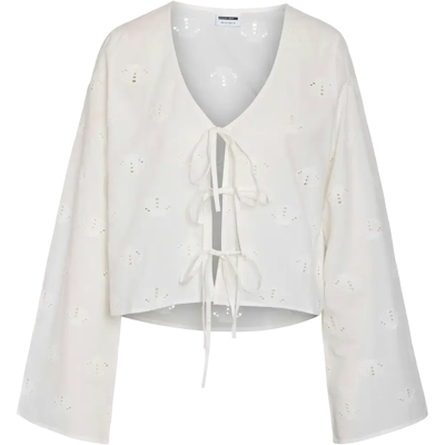 Noisy May Nmashley l/s tie v-neck paita - Naiset - Size: S Noisy May Nmashley l/s tie v-neck paita - Naiset - Size: S