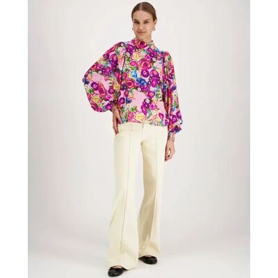 KAIKO Pink Marigold Puff pusero - Naiset - Size: XS KAIKO Pink Marigold Puff pusero - Naiset - Size: XS