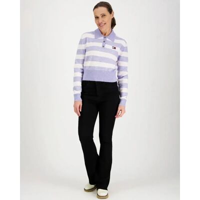 Tommy Jeans Tjw fluffy polo neule - Naiset - Size: S Tommy Jeans Tjw fluffy polo neule - Naiset - Size: S