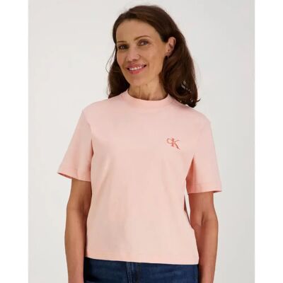 Calvin t-paita Boxy Left Chest Monologo - Naiset - Size: S Calvin t-paita Boxy Left Chest Monologo - Naiset - Size: S