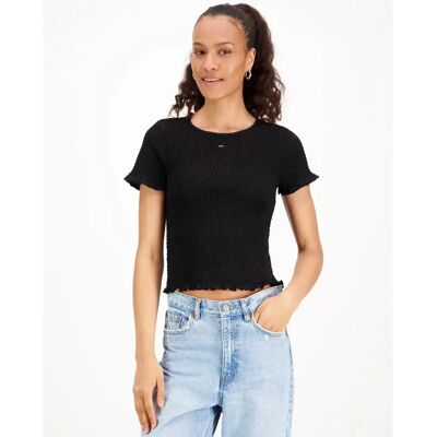 Tommy Jeans Slim Smock t-paita - Naiset - Size: L Tommy Jeans Slim Smock t-paita - Naiset - Size: L