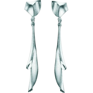 Kalevala Arieta-korvakorut hopea - Size: One size Kalevala Arieta-korvakorut hopea - Size: One size