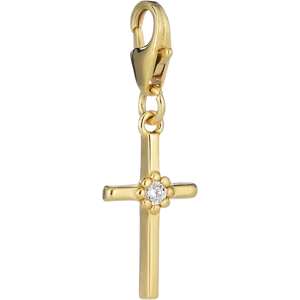 Lumoava Daisy risti charm - Size: 9x16mm + lukko 11mm 2mm cz Lumoava Daisy risti charm - Size: 9x16mm + lukko 11mm 2mm cz