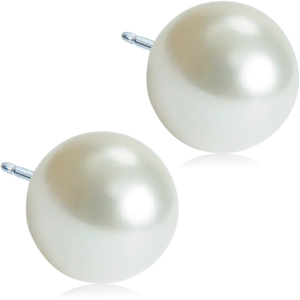 Blomdahl NT Pearl 10 mm White korvakorut Blomdahl NT Pearl 10 mm White korvakorut