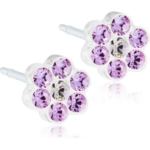 Blomdahl Daisy Violet/Crystal korvakorut 5 mm Blomdahl Daisy Violet/Crystal korvakorut 5 mm