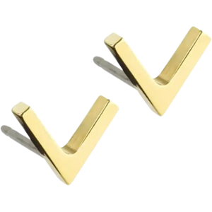 Blomdahl Plain V Gold korvakorut 8 mm Blomdahl Plain V Gold korvakorut 8 mm