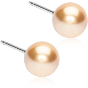 Blomdahl NT Pearl 6 mm Golden shimmer korvakorut Blomdahl NT Pearl 6 mm Golden shimmer korvakorut