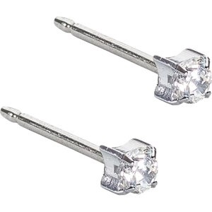 Blomdahl Tiffany White korvakorut 3mm Blomdahl Tiffany White korvakorut 3mm