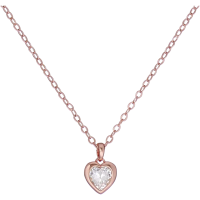 Ted Baker Hannela crystal heart rose gold riipus - Size: One size Ted Baker Hannela crystal heart rose gold riipus - Size: One size